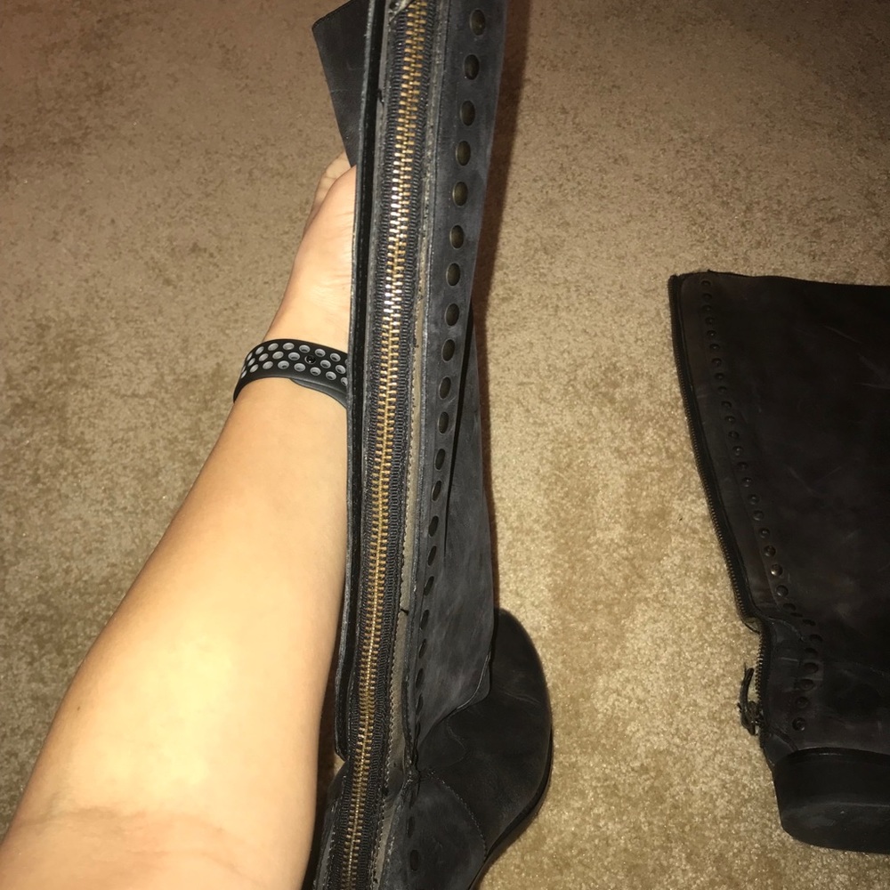 Steve Madden Rant Distressed Riding Boot Size 8 - image 2